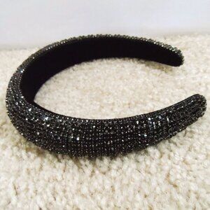 Black Rhinestone Headband. New